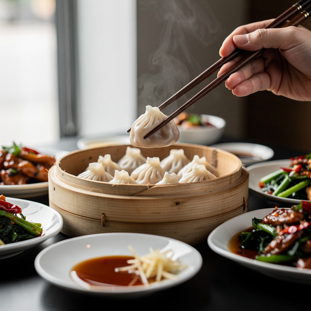 Shisan Fan Sushi and Chinese Restaurant authentic Chinese cuisine dishes like Kung Pao Chicken and Mongolian Beef in San Diego's Gaslamp Quarter