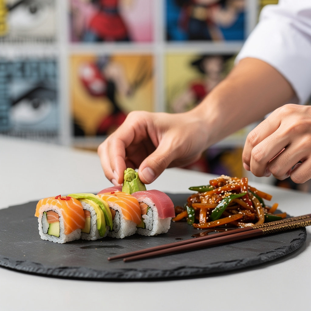 Shisan Fan Sushi and Chinese Restaurant near San Diego Comic-Con, offering special menus for convention attendees in the Gaslamp Quarter